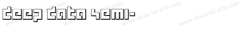 deep data semi字体转换